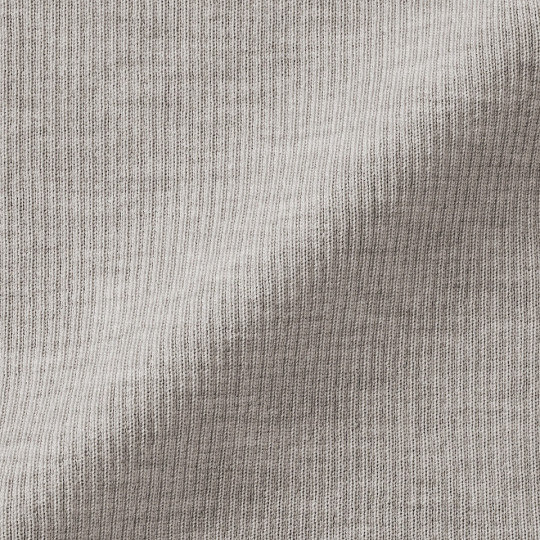 Golf niegryzący wełniany w prążki beżowy