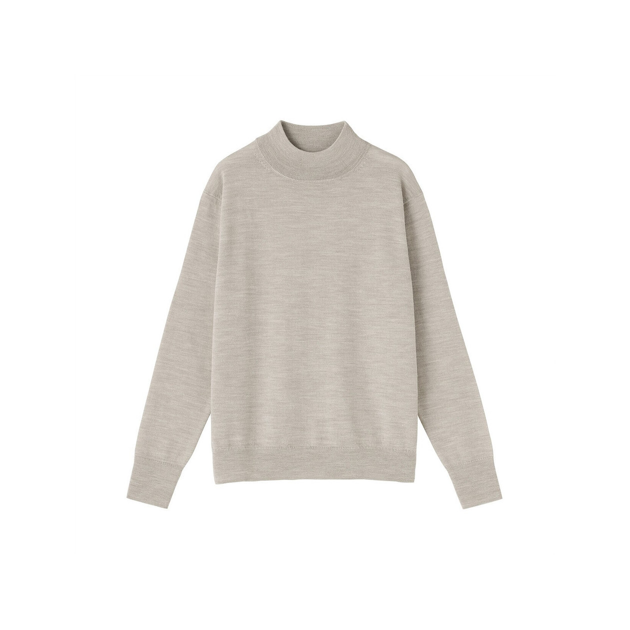 Półgolf niegryzący wełniany beżowy