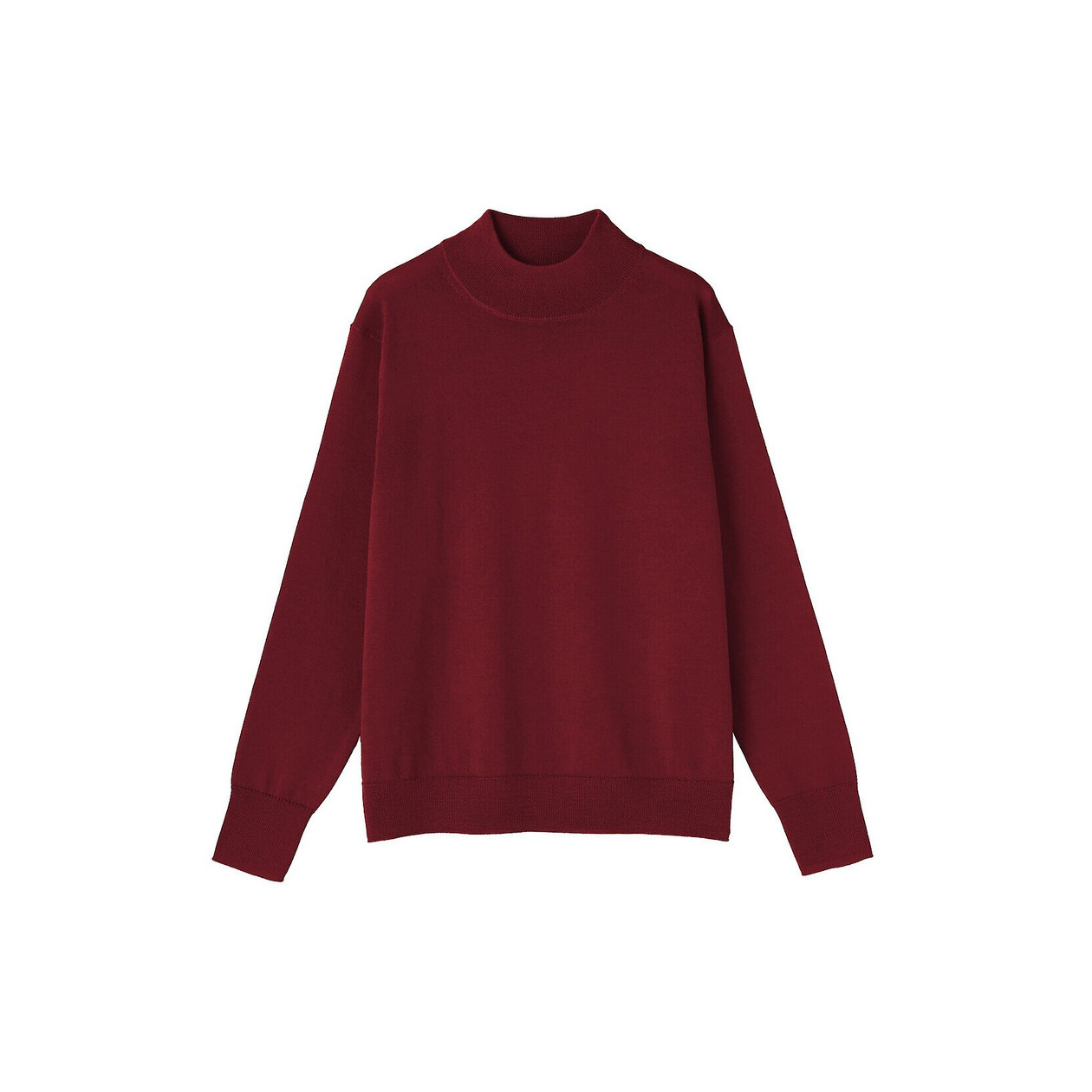 Półgolf niegryzący wełniany czerwony