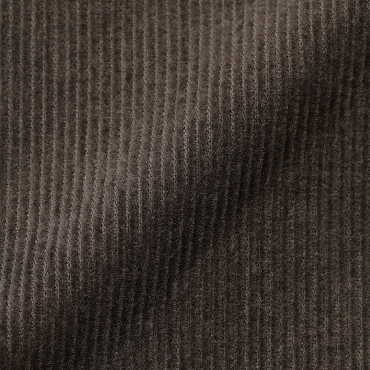 Spodnie sztruksowe easy fit szarobrązowe