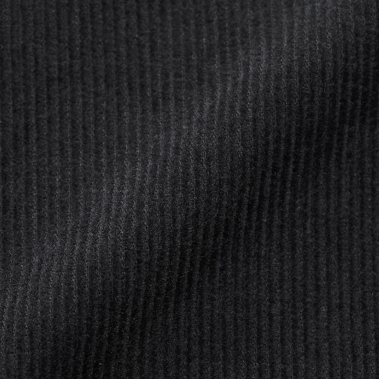 Spodnie sztruksowe easy fit czarne