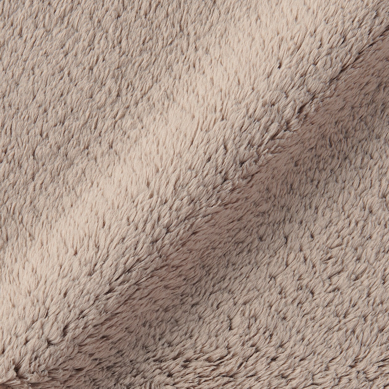 Koc ciepły 140x200 cm brązowy