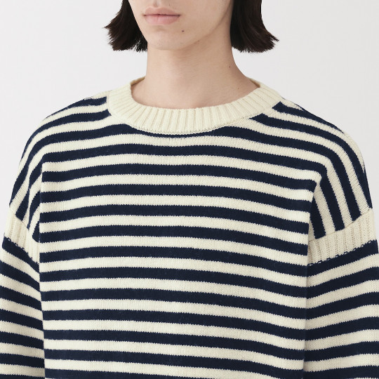 Sweter z wełny andyjskiej bordowy