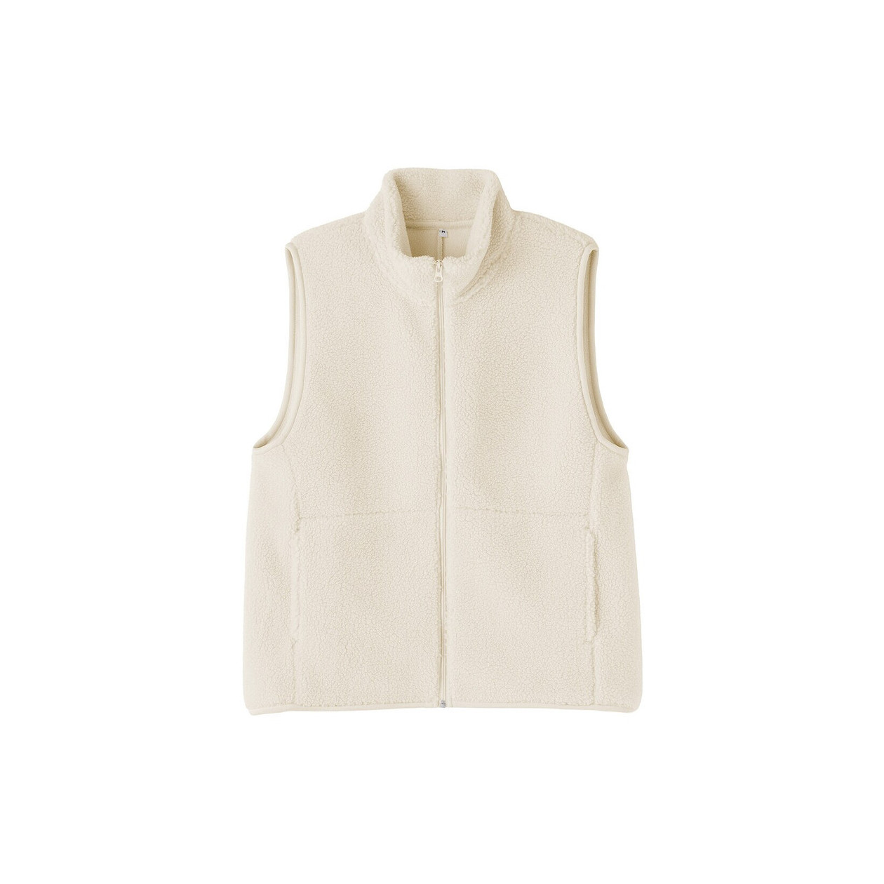 Kamizelka z polaru kremowa