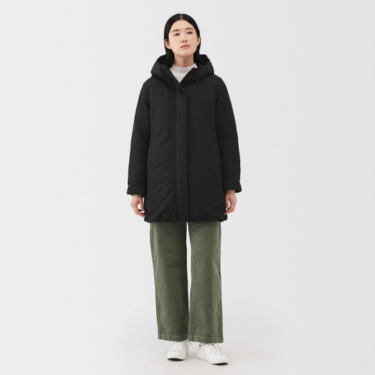 Płaszcz puchowy czarny