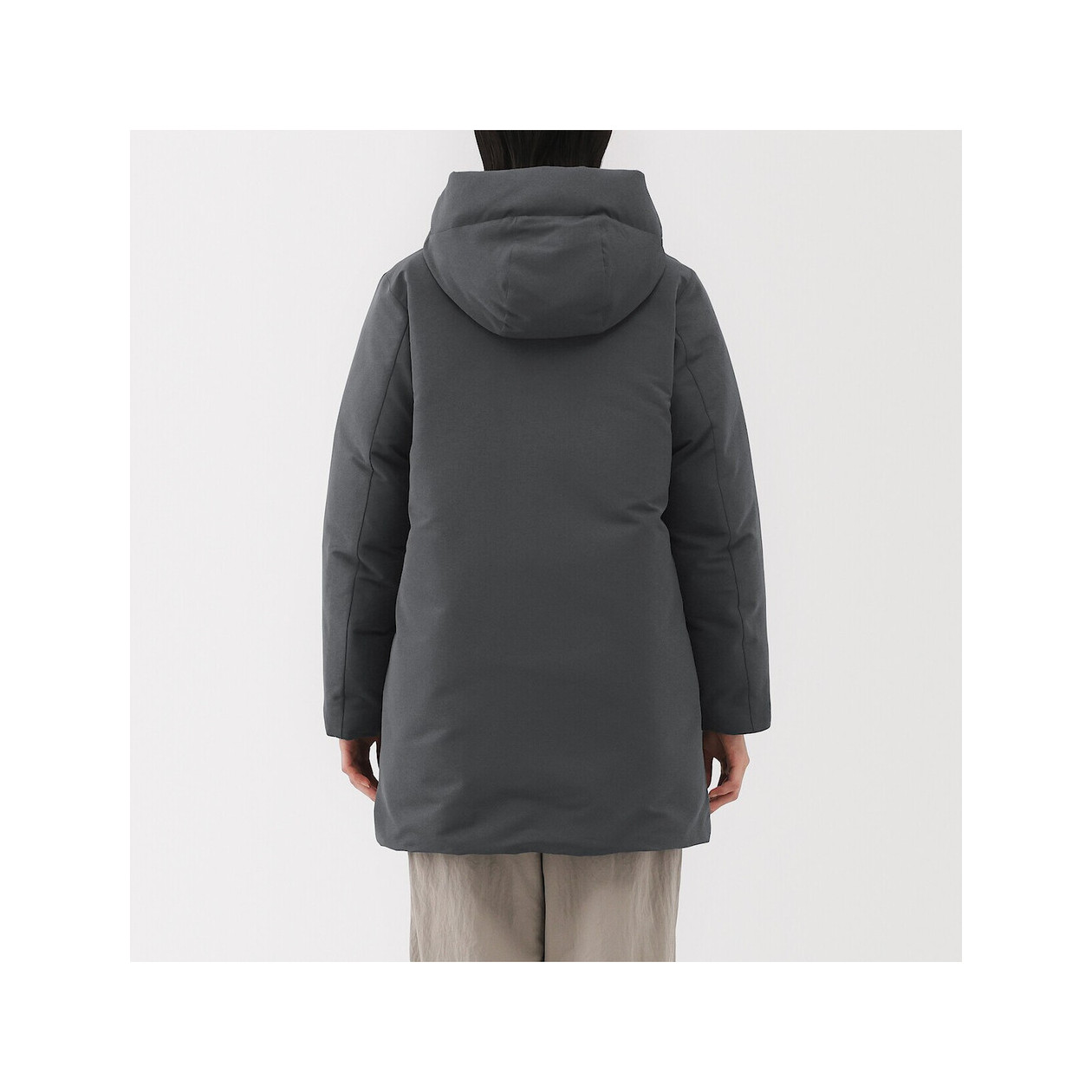 Płaszcz puchowy czarny