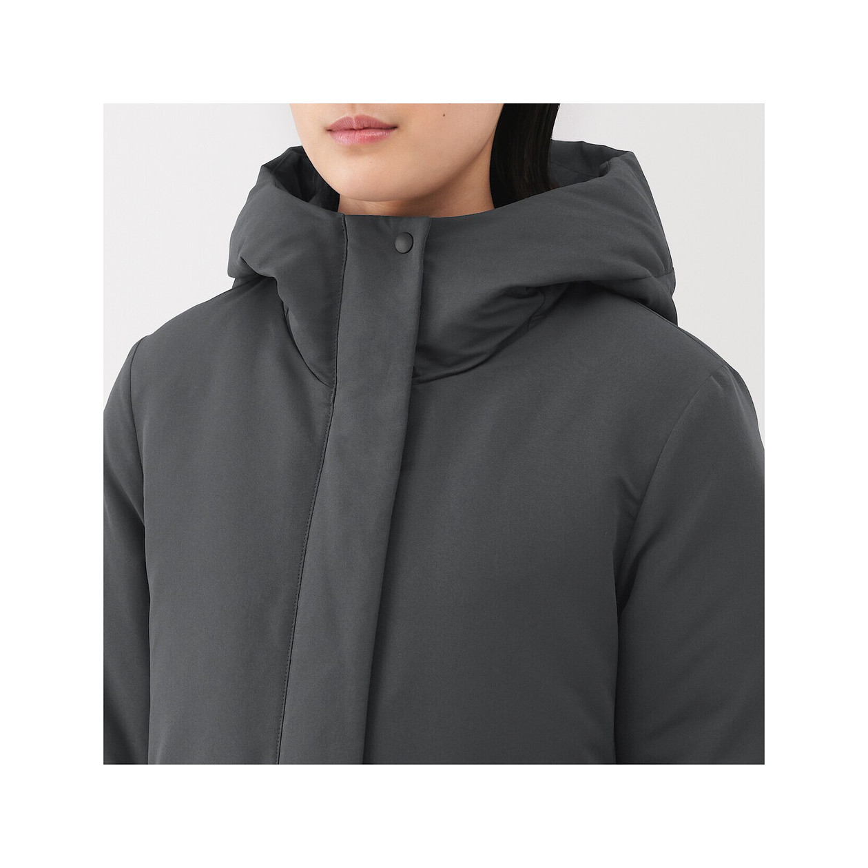 Płaszcz puchowy czarny