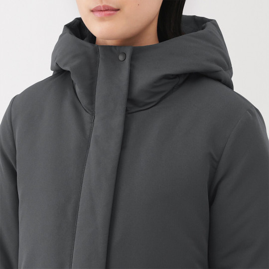 Płaszcz puchowy czarny