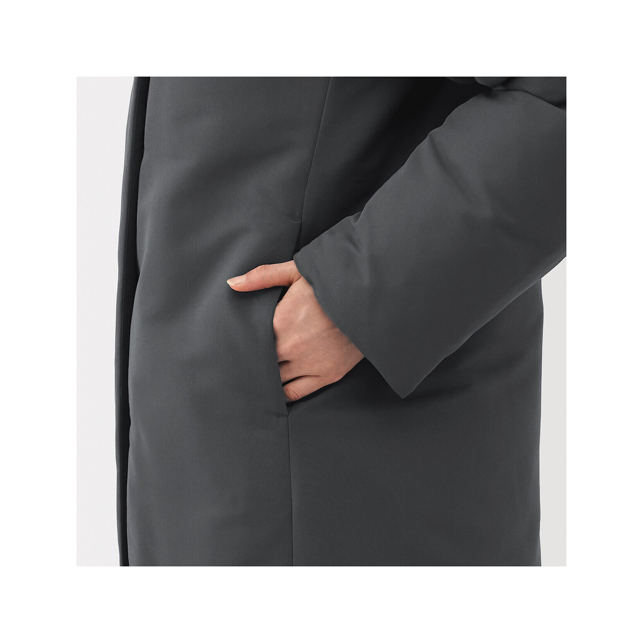 Płaszcz puchowy czarny