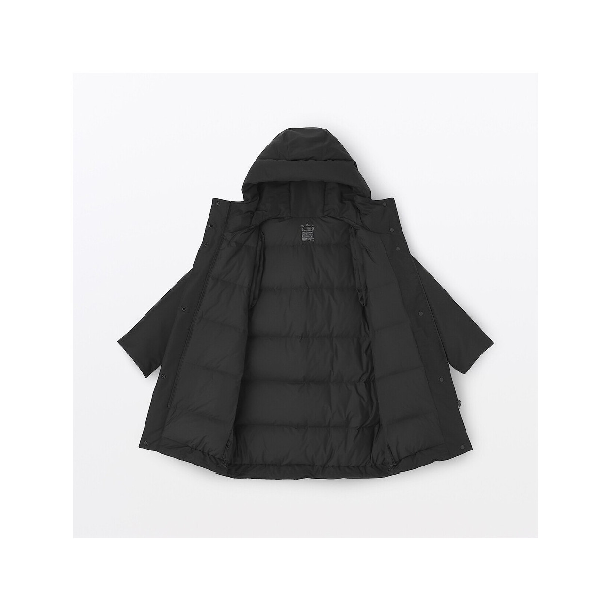 Płaszcz puchowy czarny