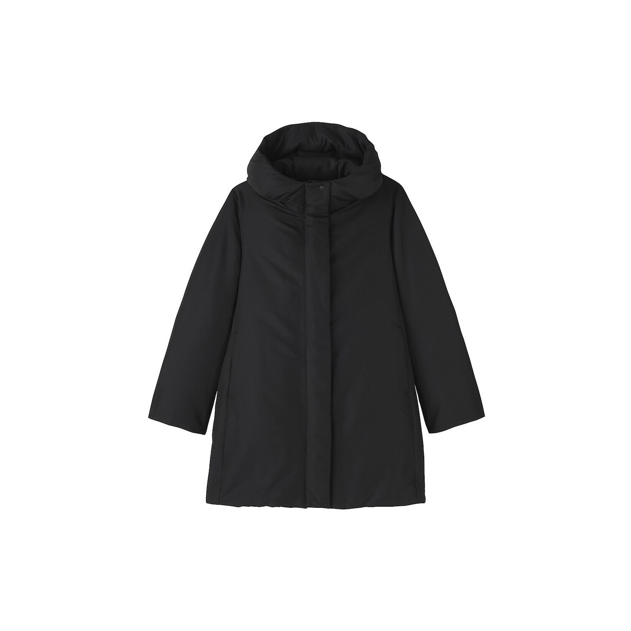 Płaszcz puchowy czarny