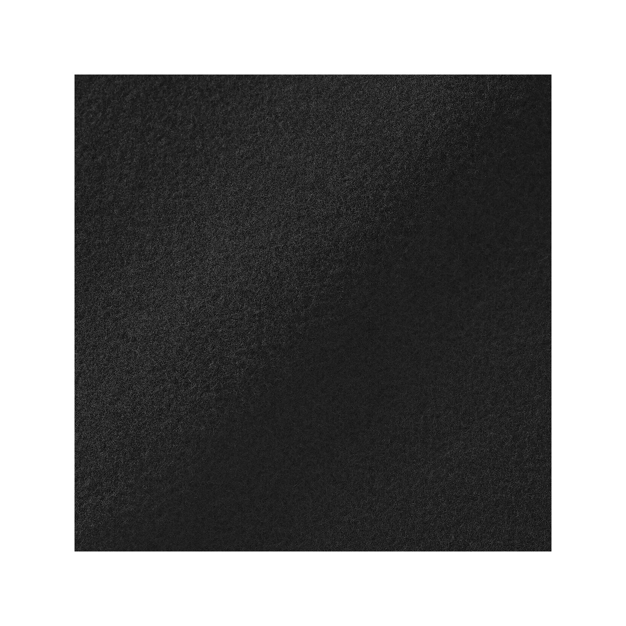 Płaszcz z wełną merino czarny