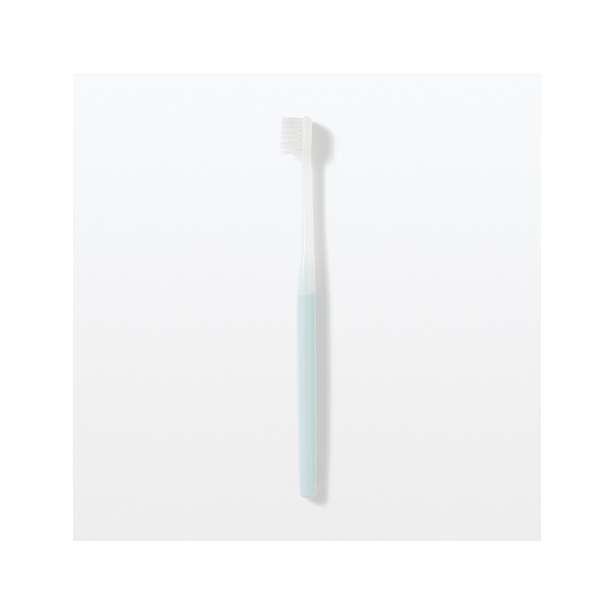 Szczoteczka do zębów z wymienną główką szeroka średnia niebieska