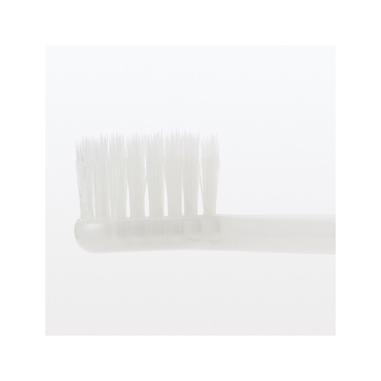 Szczoteczka do zębów z wymienną główką szeroka średnia żołta