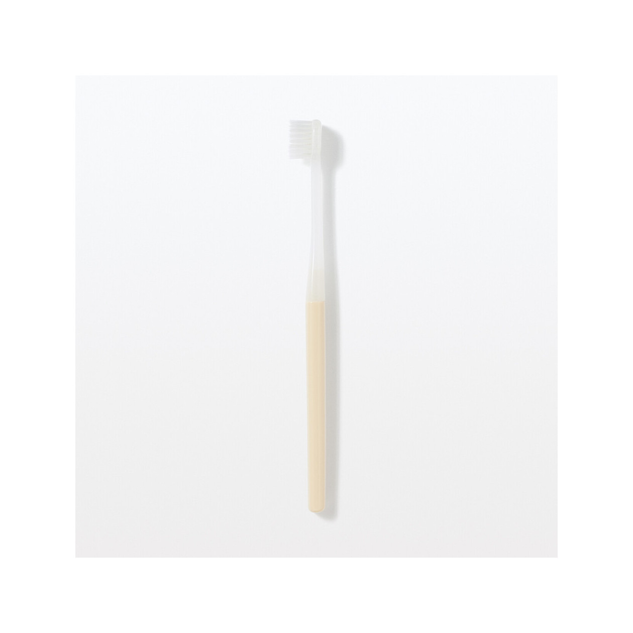 Szczoteczka do zębów z wymienną główką szeroka średnia żołta