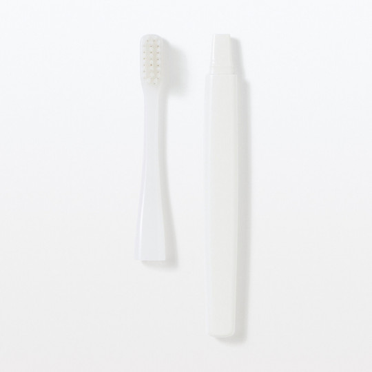 Szczoteczka do zębów z wymienną główką miękka biała