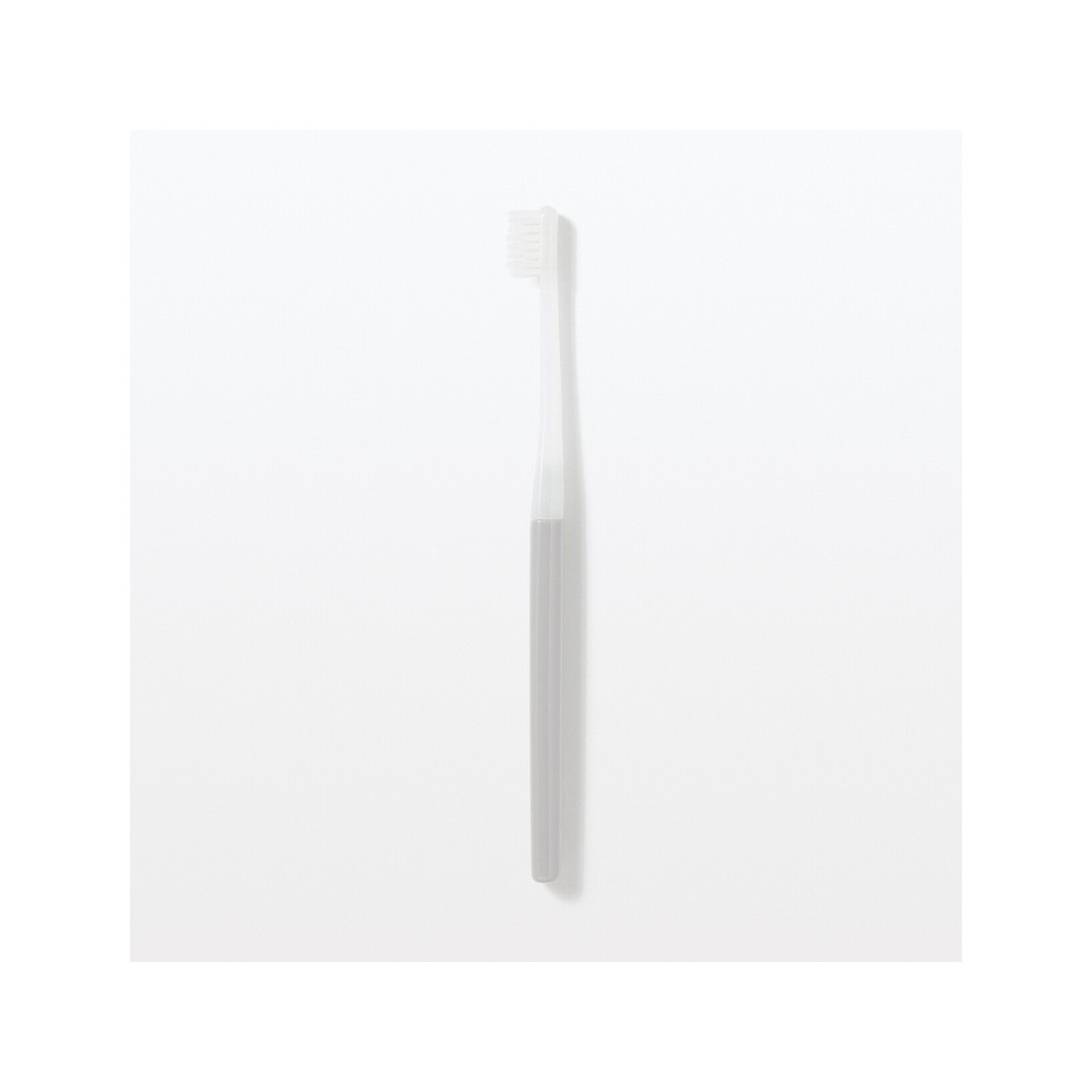 Szczoteczka do zębów z wymienną główką miękka szara