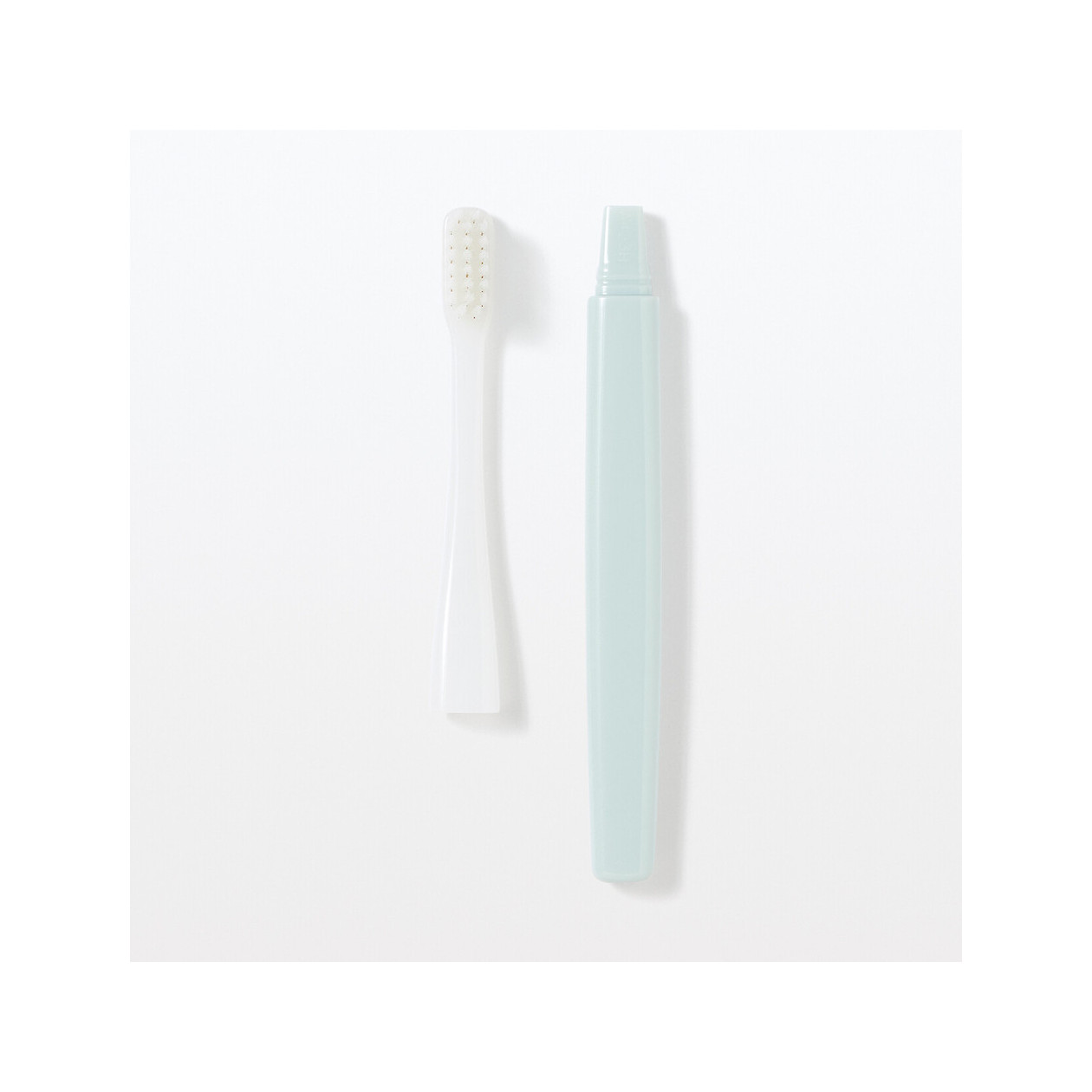 Szczoteczka do zębów z wymienną główką miękka niebieska