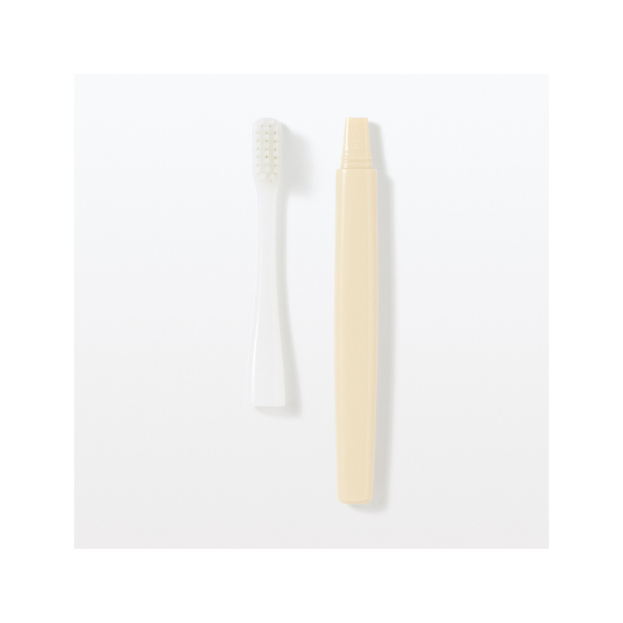 Szczoteczka do zębów z wymienną główką miękka żółta