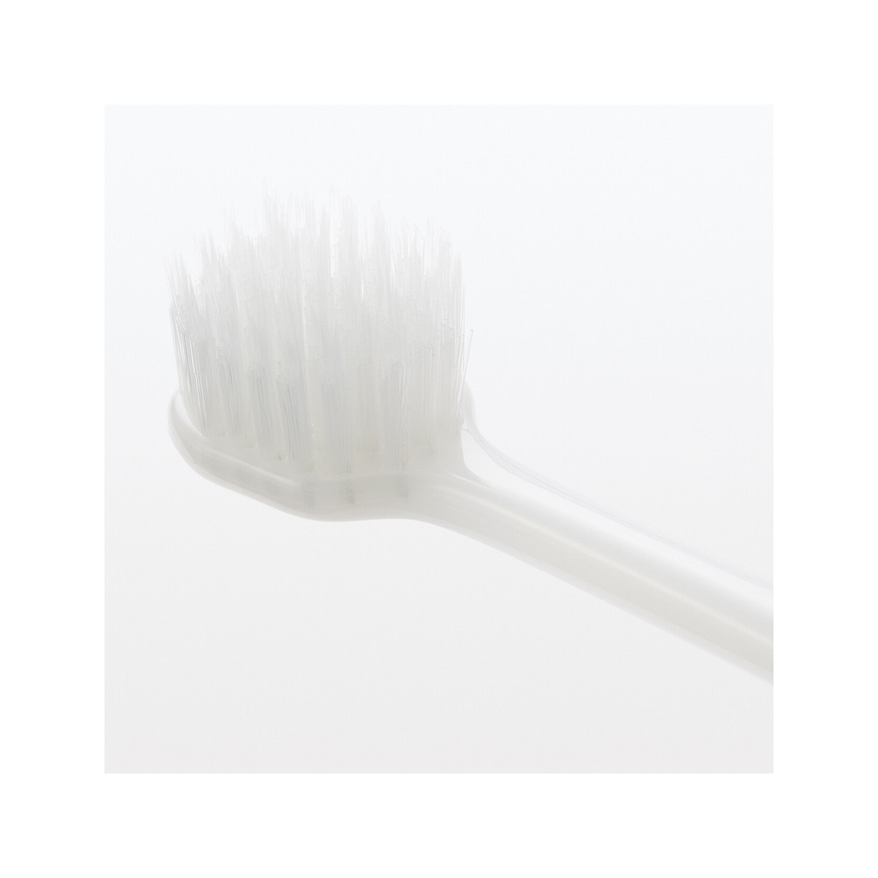 Szczoteczka do zębów z wymienną główką szeroka miękka biała