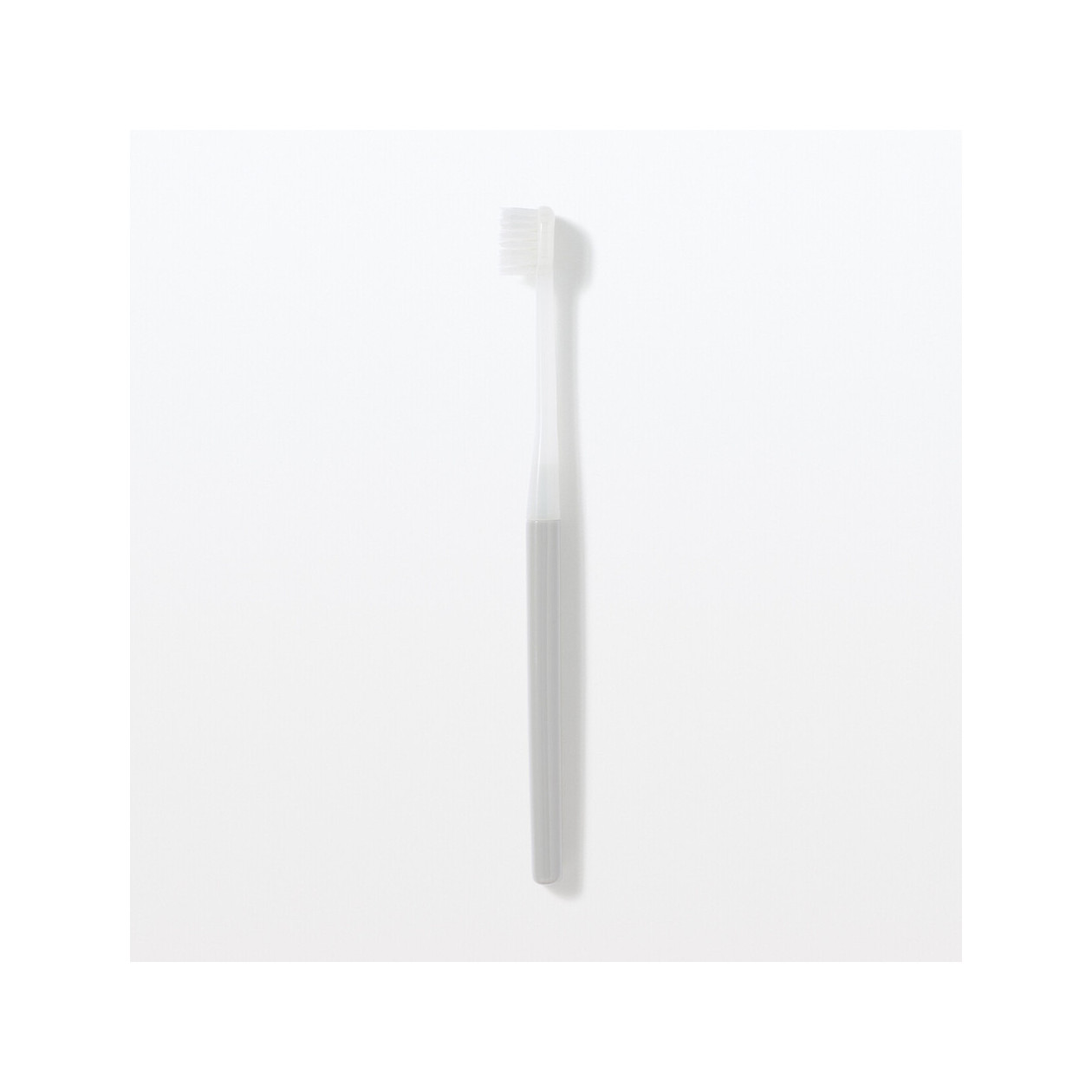 Szczoteczka do zębów z wymienną główką szeroka miękkka szara