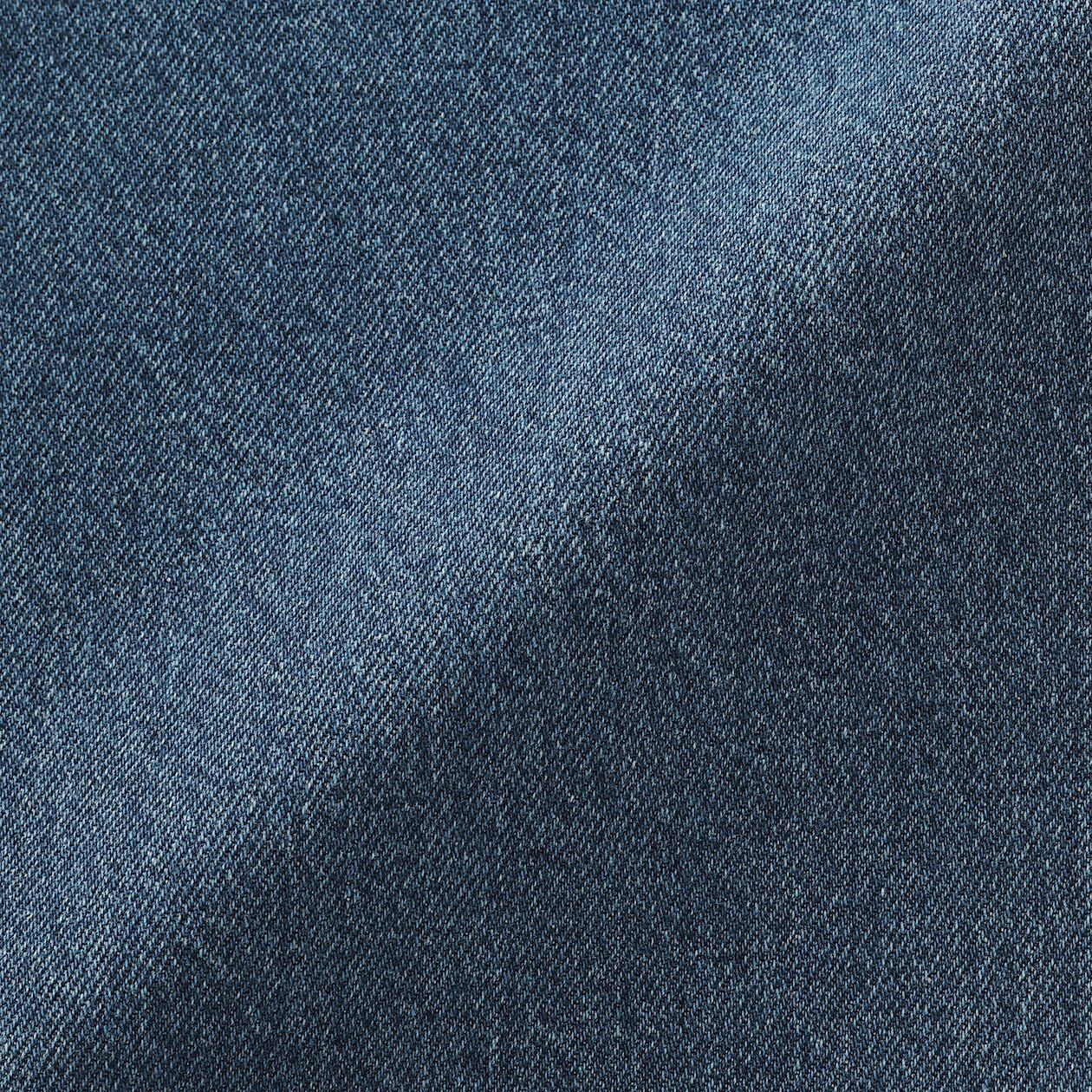 Spodnie szerokie z kapoku denim niebieskie