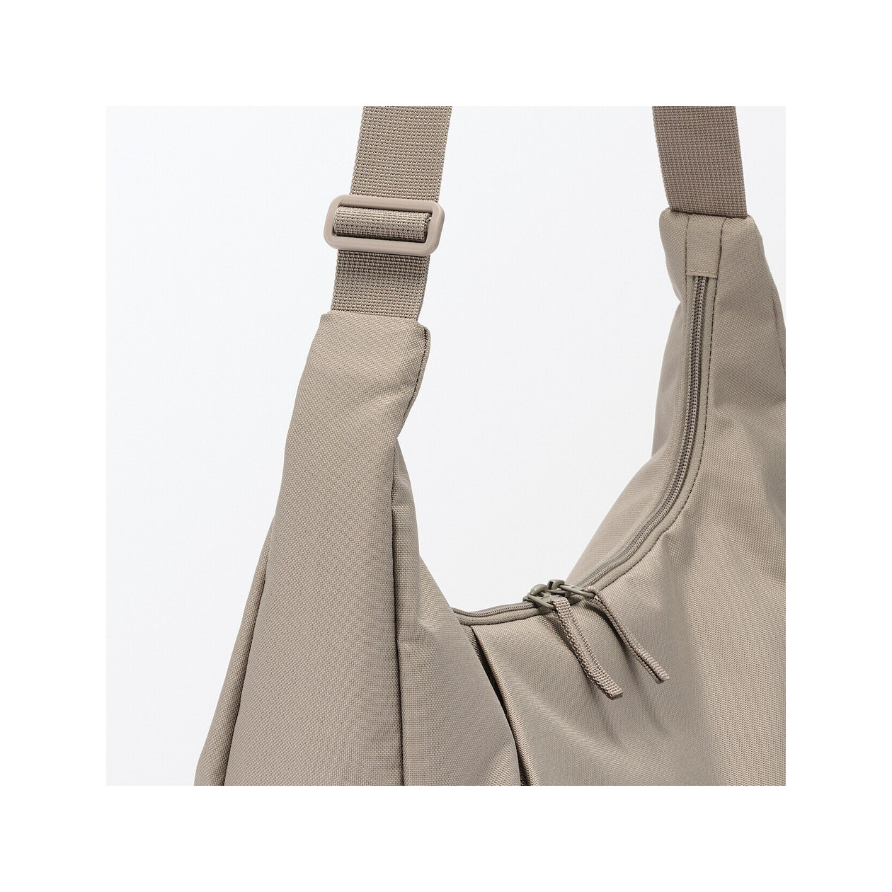 Torba listonoszka miękka wodoodporna beżowa