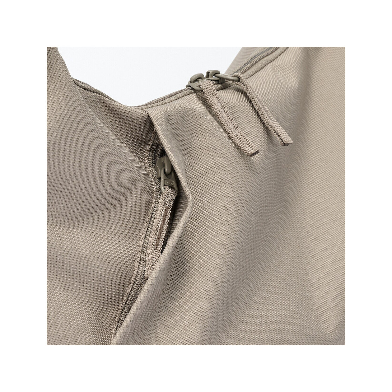 Torba listonoszka miękka wodoodporna beżowa