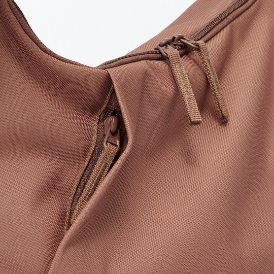 Torba listonoszka miękka wodoodporna brązowa