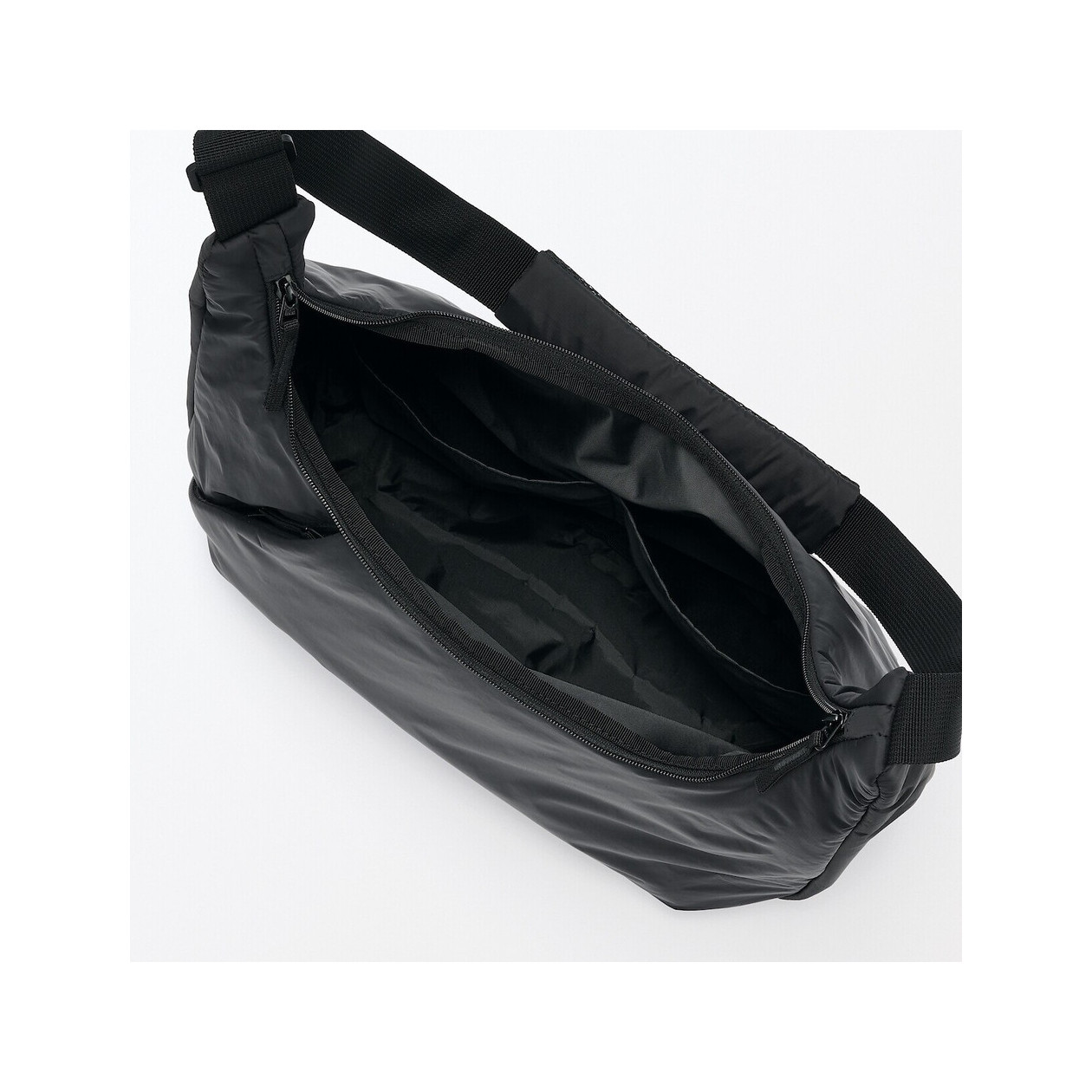 Torba z recyklingu wodoodporna miękka czarna