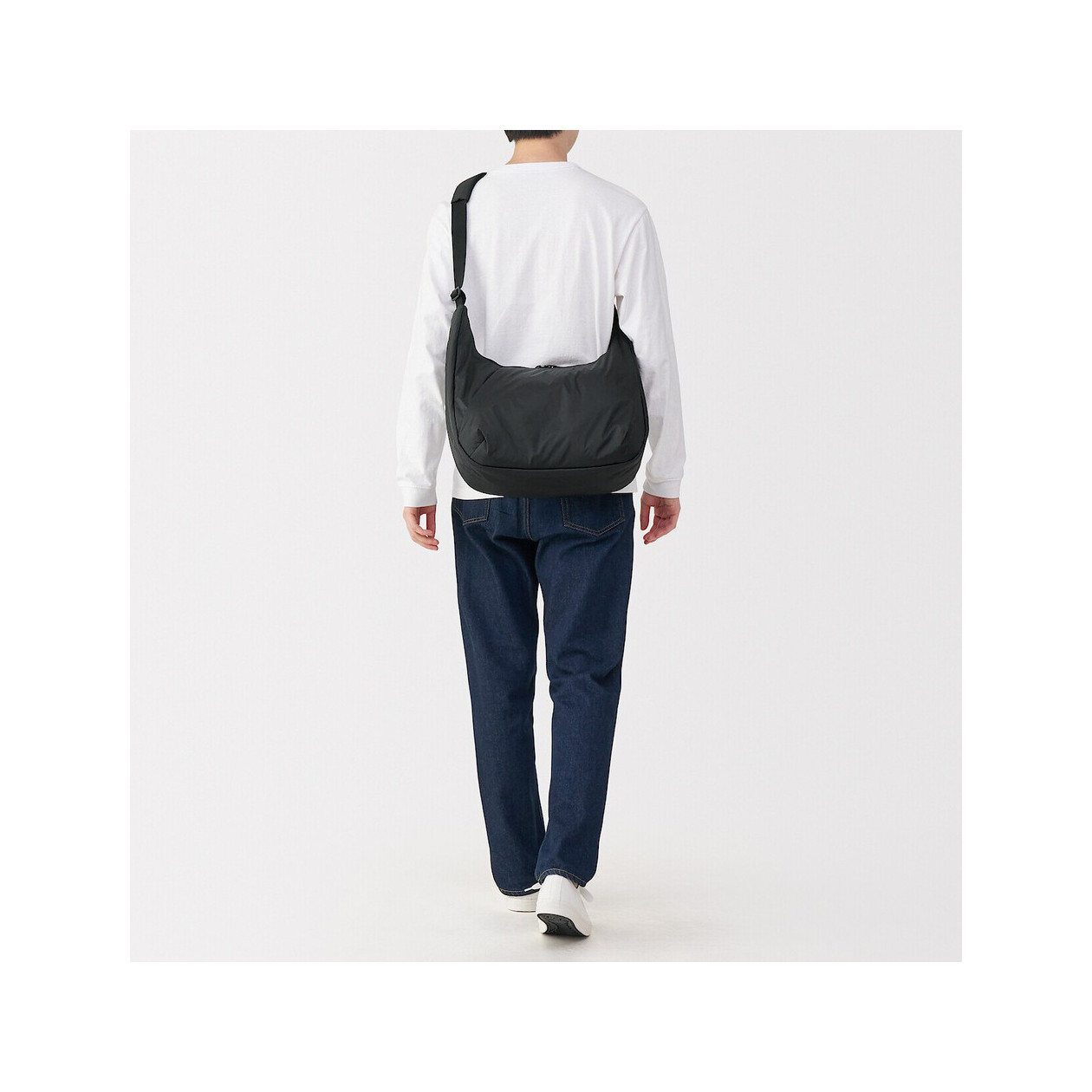 Torba z recyklingu wodoodporna miękka czarna