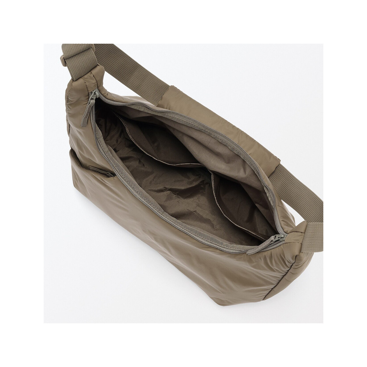 Torba z recyklingu wodoodporna miękka beżowa