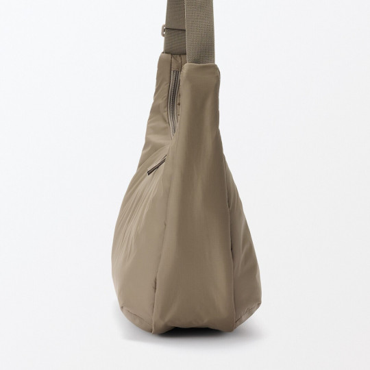 Torba z recyklingu wodoodporna miękka beżowa