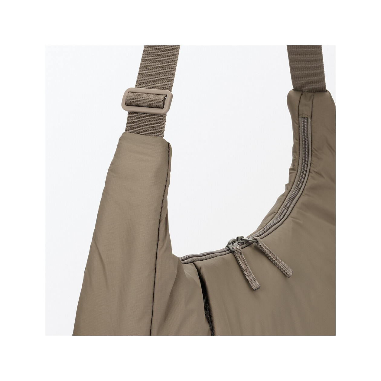 Torba z recyklingu wodoodporna miękka beżowa