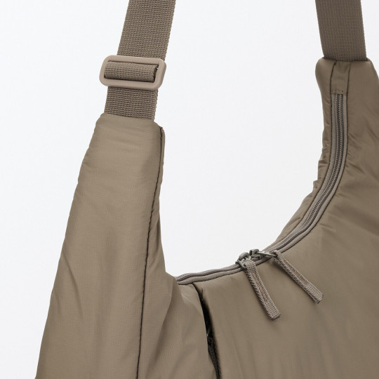 Torba z recyklingu wodoodporna miękka beżowa