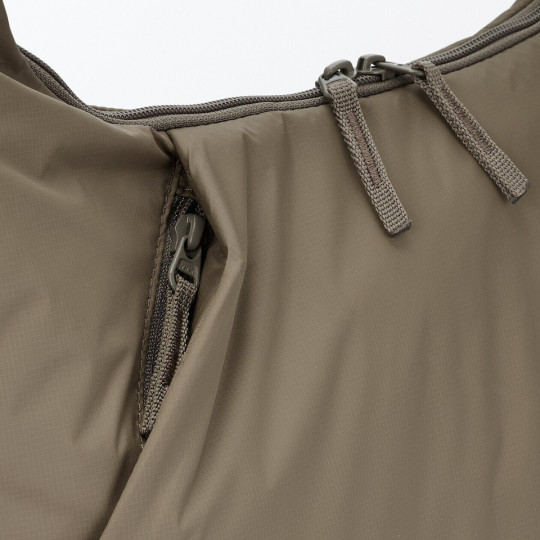 Torba z recyklingu wodoodporna miękka beżowa