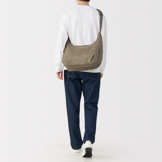 Torba z recyklingu wodoodporna miękka beżowa