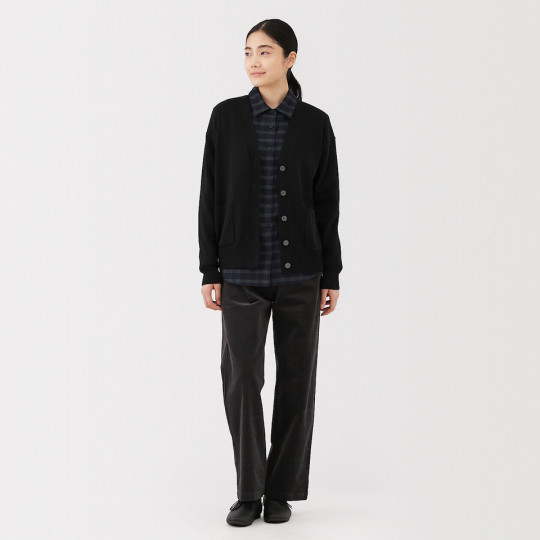 Kardigan wełniany czarny