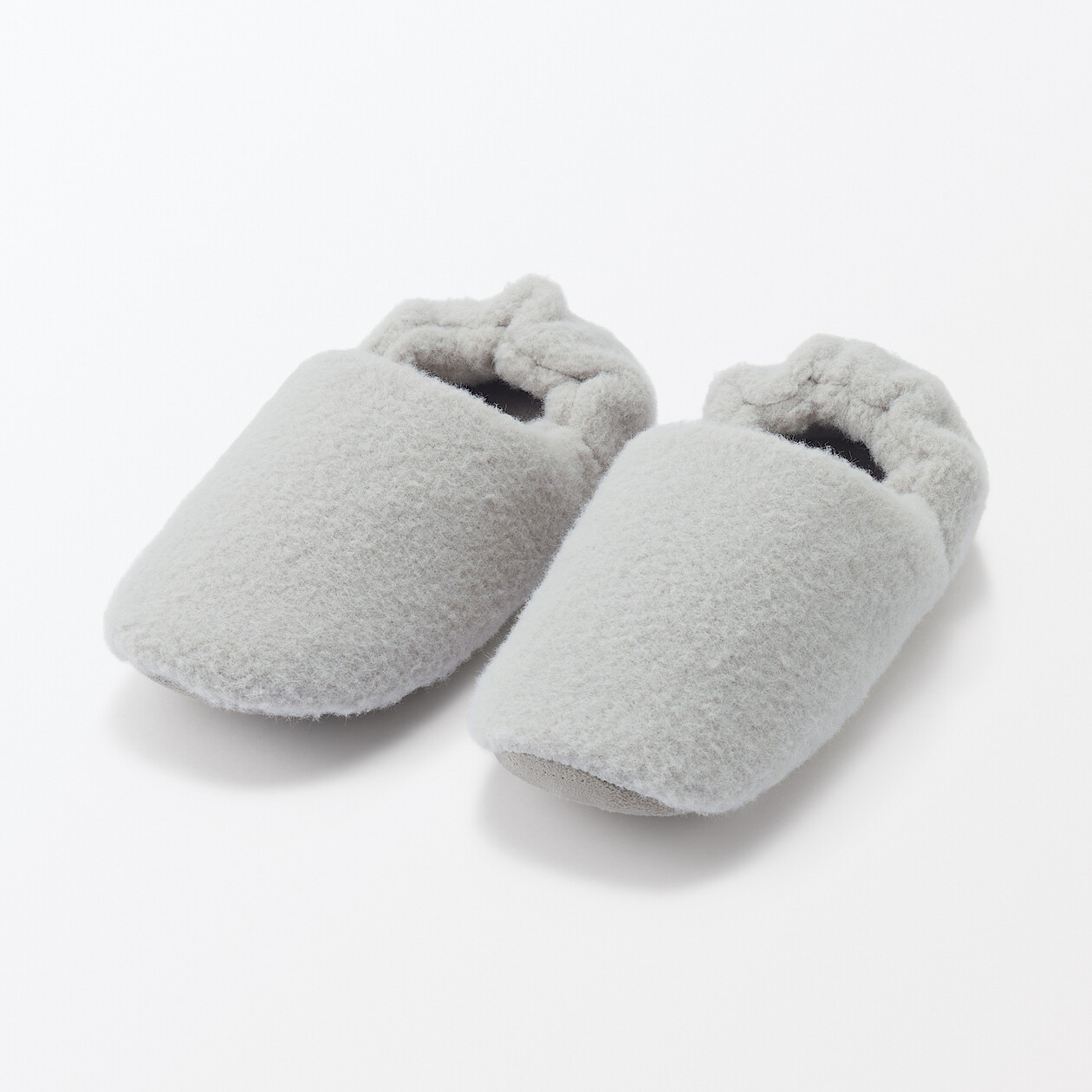 Kapcie ciepłe jasnoszare