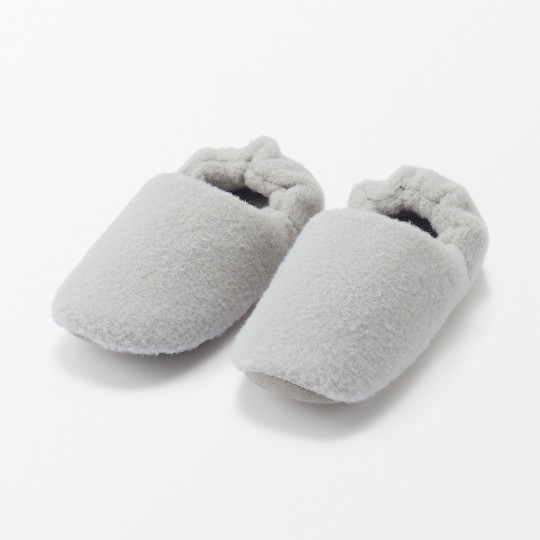 Kapcie ciepłe jasnoszare