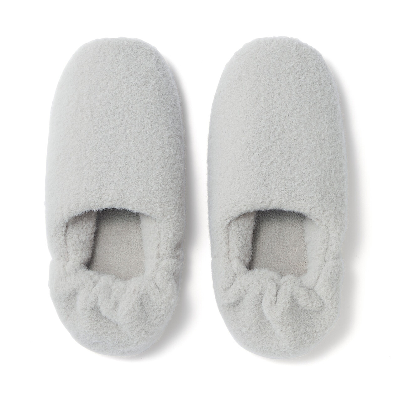 Kapcie ciepłe jasnoszare