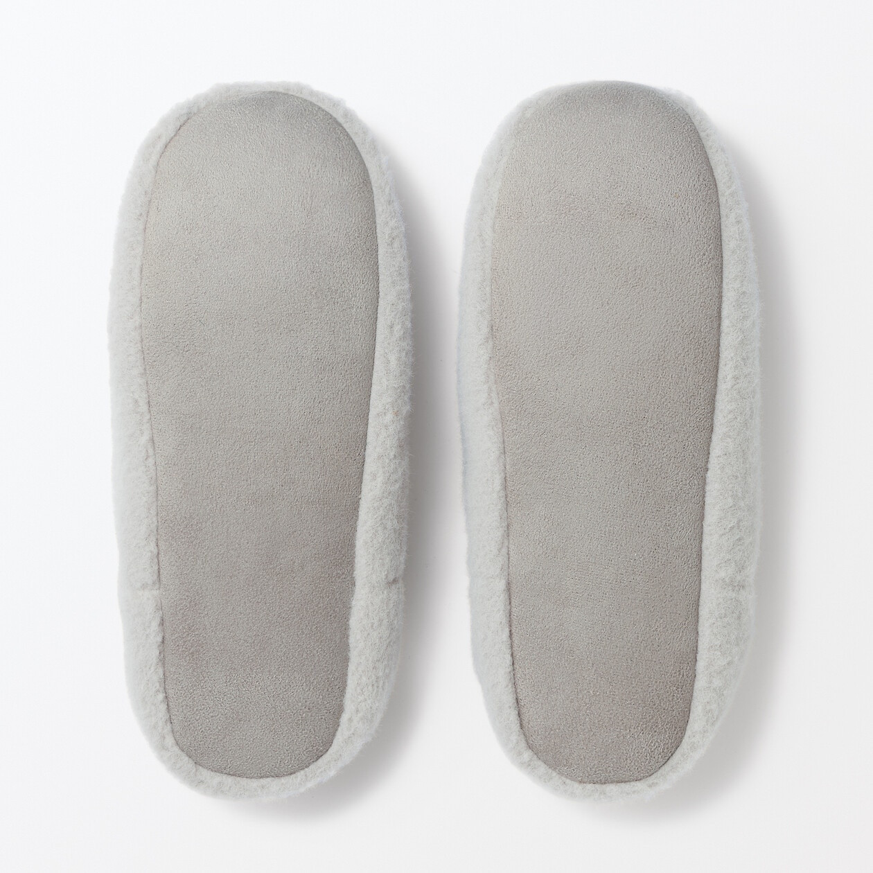 Kapcie ciepłe jasnoszare