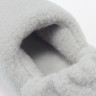 Kapcie ciepłe jasnoszare