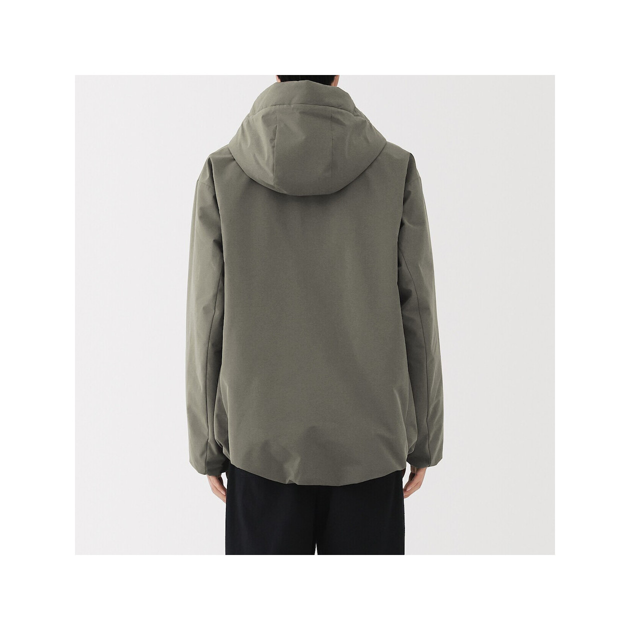 Kurtka puchowa z kapturem czarna