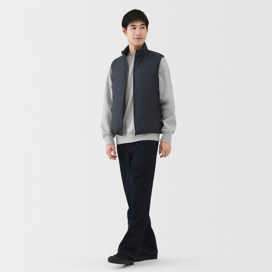 Lekka kamizelka puchowa granatowa