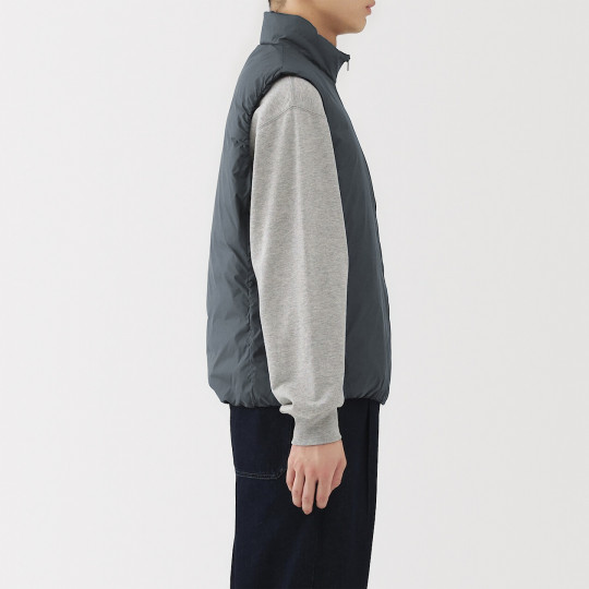 Lekka kamizelka puchowa granatowa