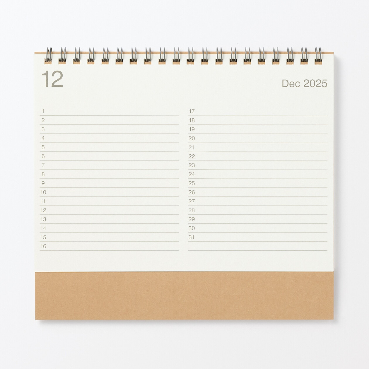 Kalendarz 2026 biurkowy M