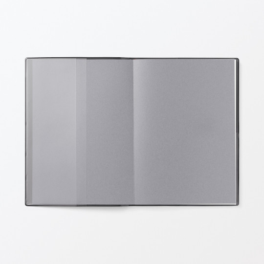 Kalendarz 2026 tygodniowy A5 winylowy grafitowy