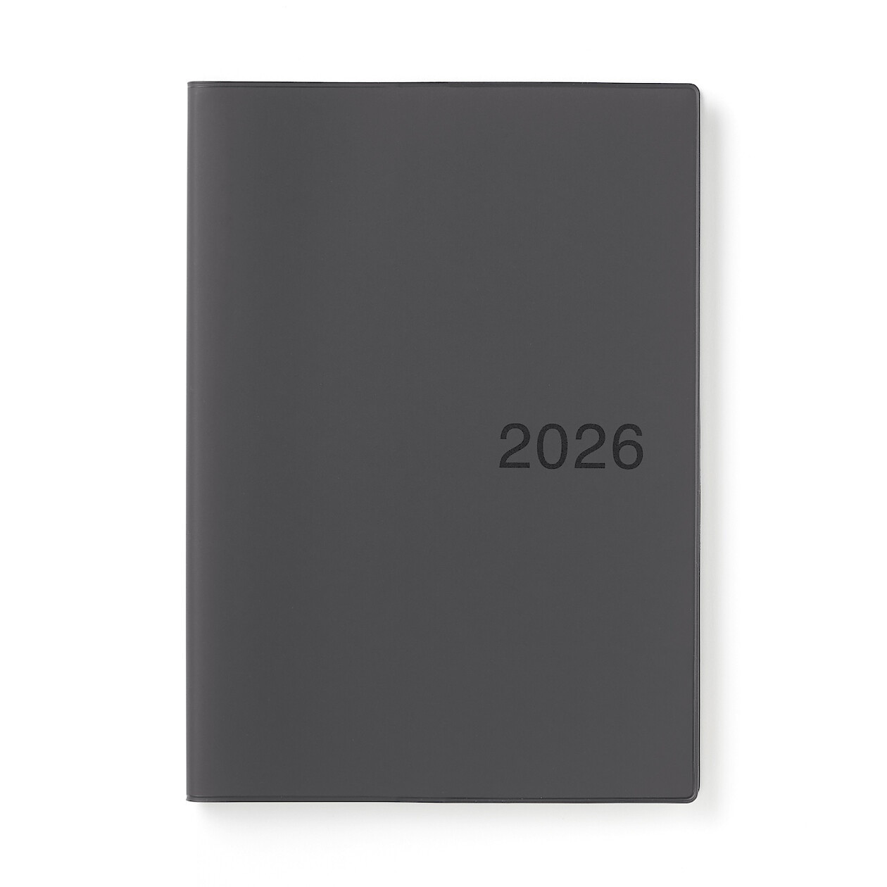 Kalendarz 2026 tygodniowy A6 winylowy grafitowy