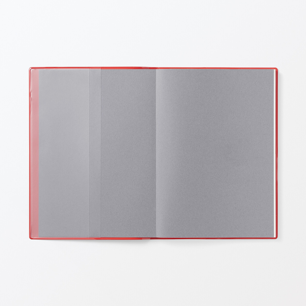 Kalendarz 2026 tygodniowy A5 winylowy czerwony